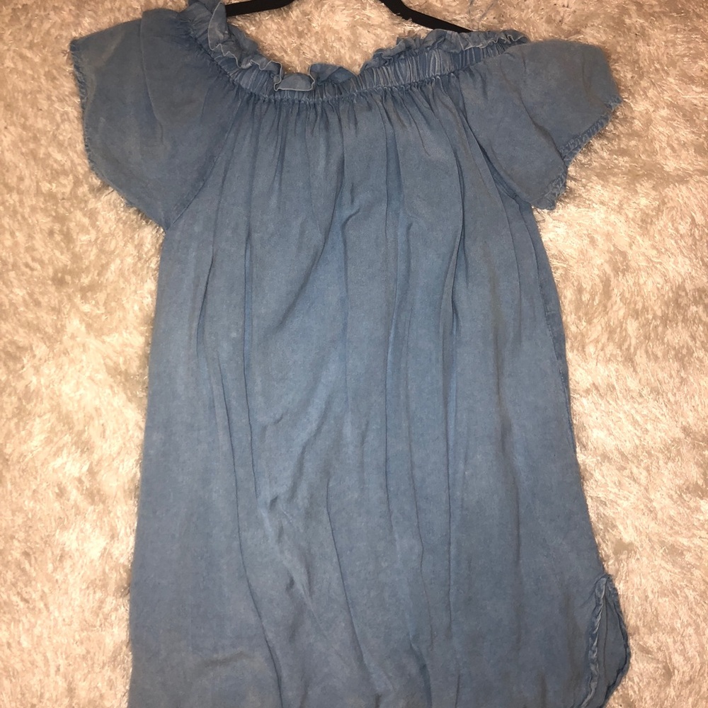 blue sun dress